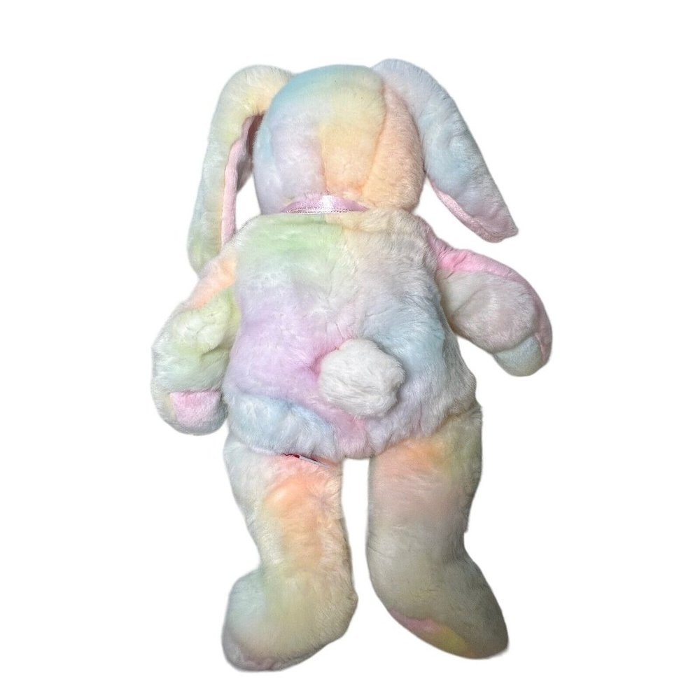 Vintage Ty Hippie Hippy Pastel Watercolor Bunny Rabbit Plush Stuffed Animal 13" - Picture 8 of 13